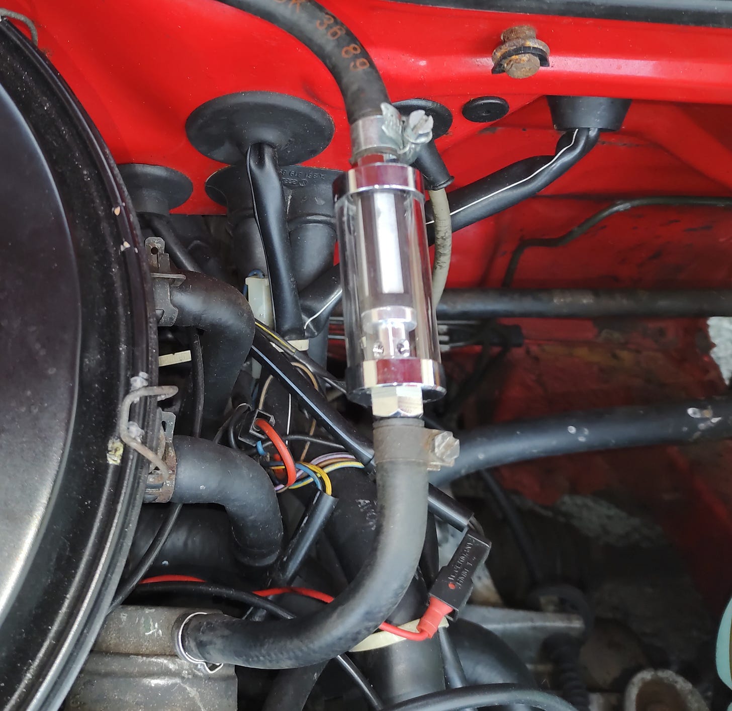 New glass and metal fuel filter from BB Classics