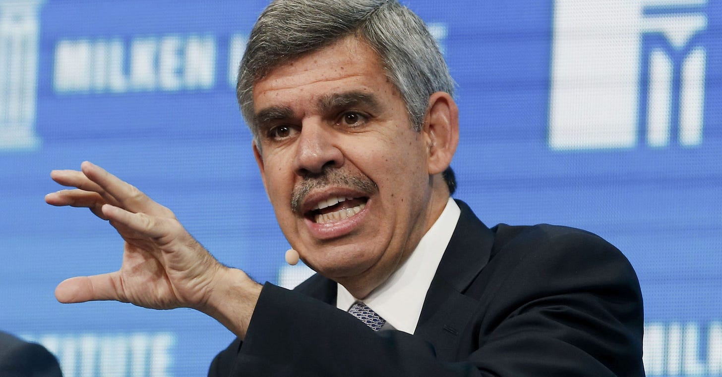 Mohamed El-Erian says the Fed will face these two 'unpleasant choices' next year | Fortune Mohamed El-Erian says the Fed will face these two 'unpleasant choices' next year | Fortune