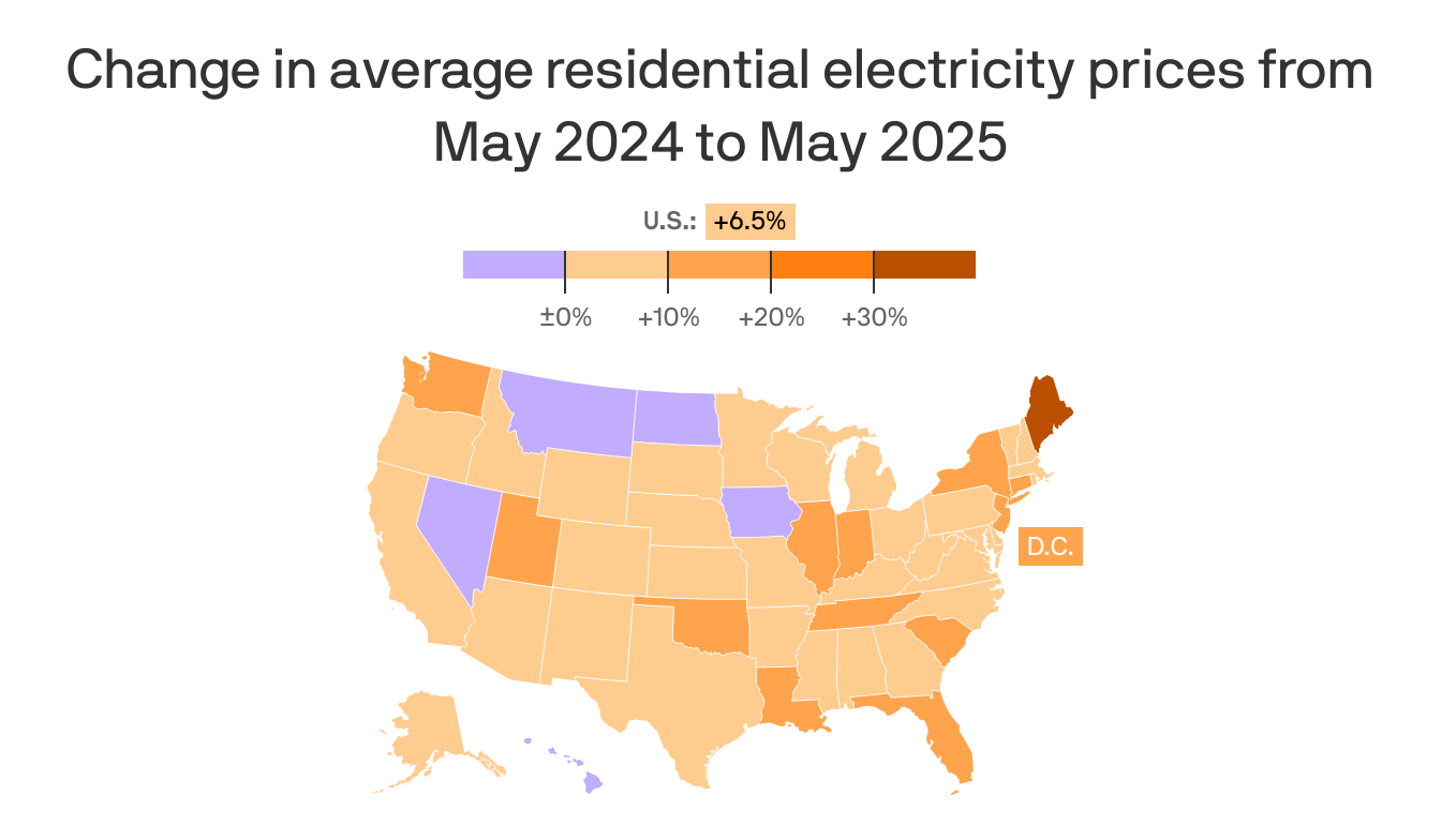 Electricity costs rise amid data center boom
