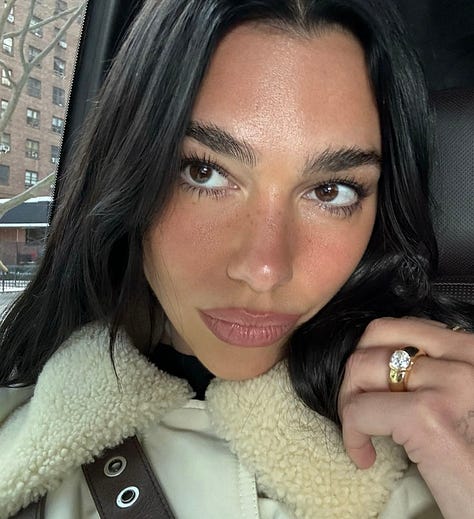 6 images showing 6 makeup trends for 2026. 