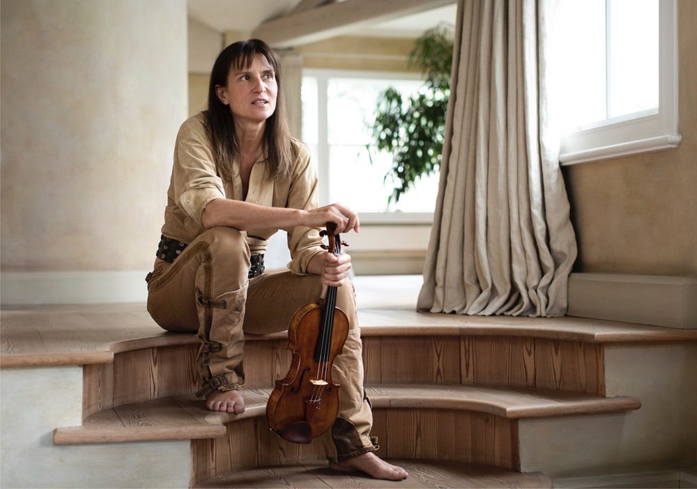 Violin virtuosos, Vicktoria Mullova. Image credit: Benjamin Ealovega.