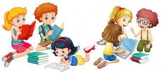 Kids reading Vectors & Illustrations for Free Download | Freepik
