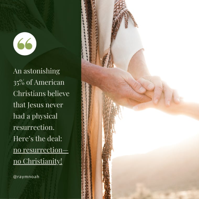 No Resurrection, No Christianity No Resurrection, No Christianity
