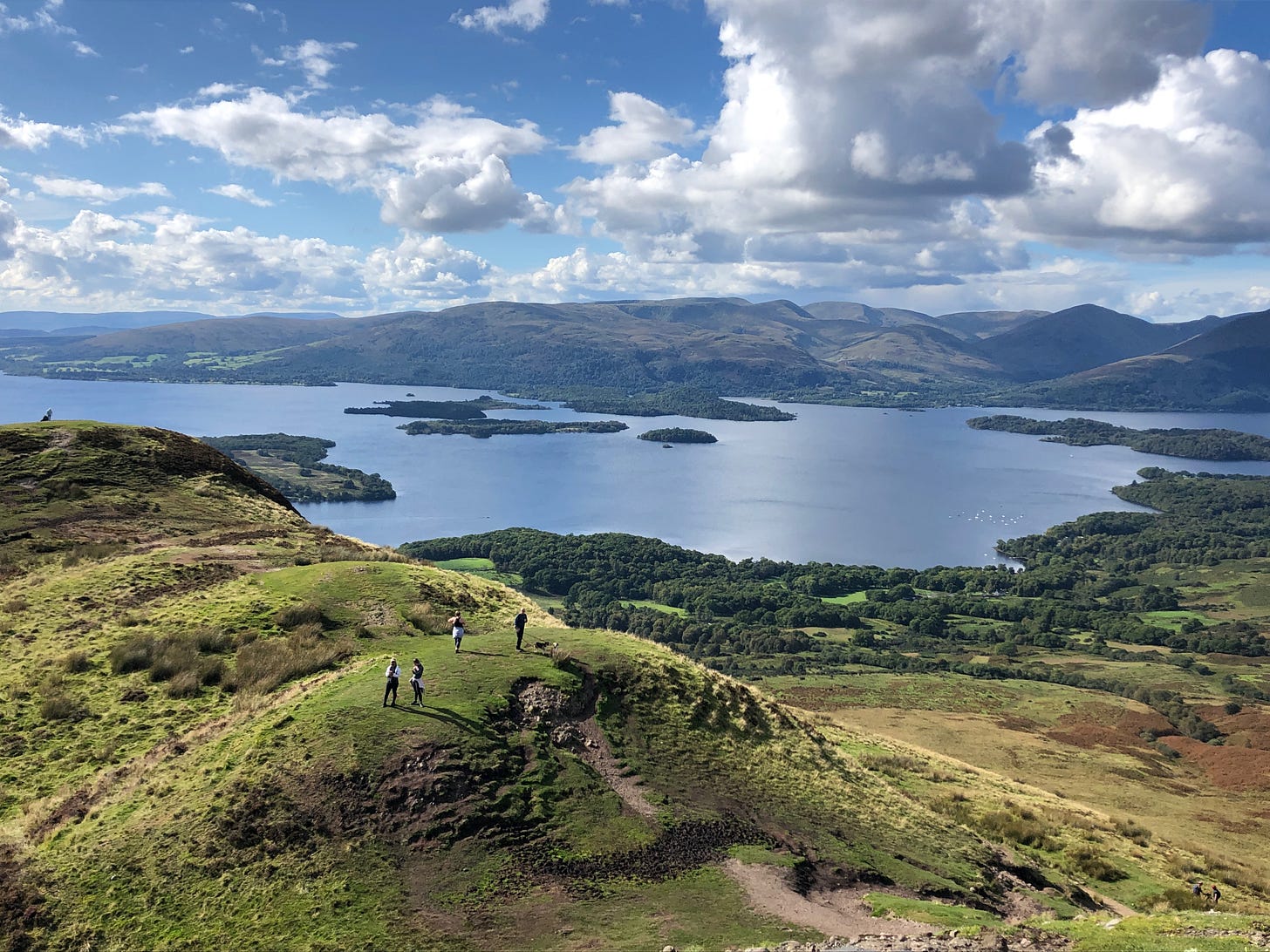 views over loch lomond