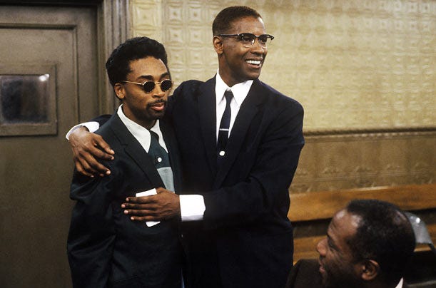 Spike Lee and Denzel Washington