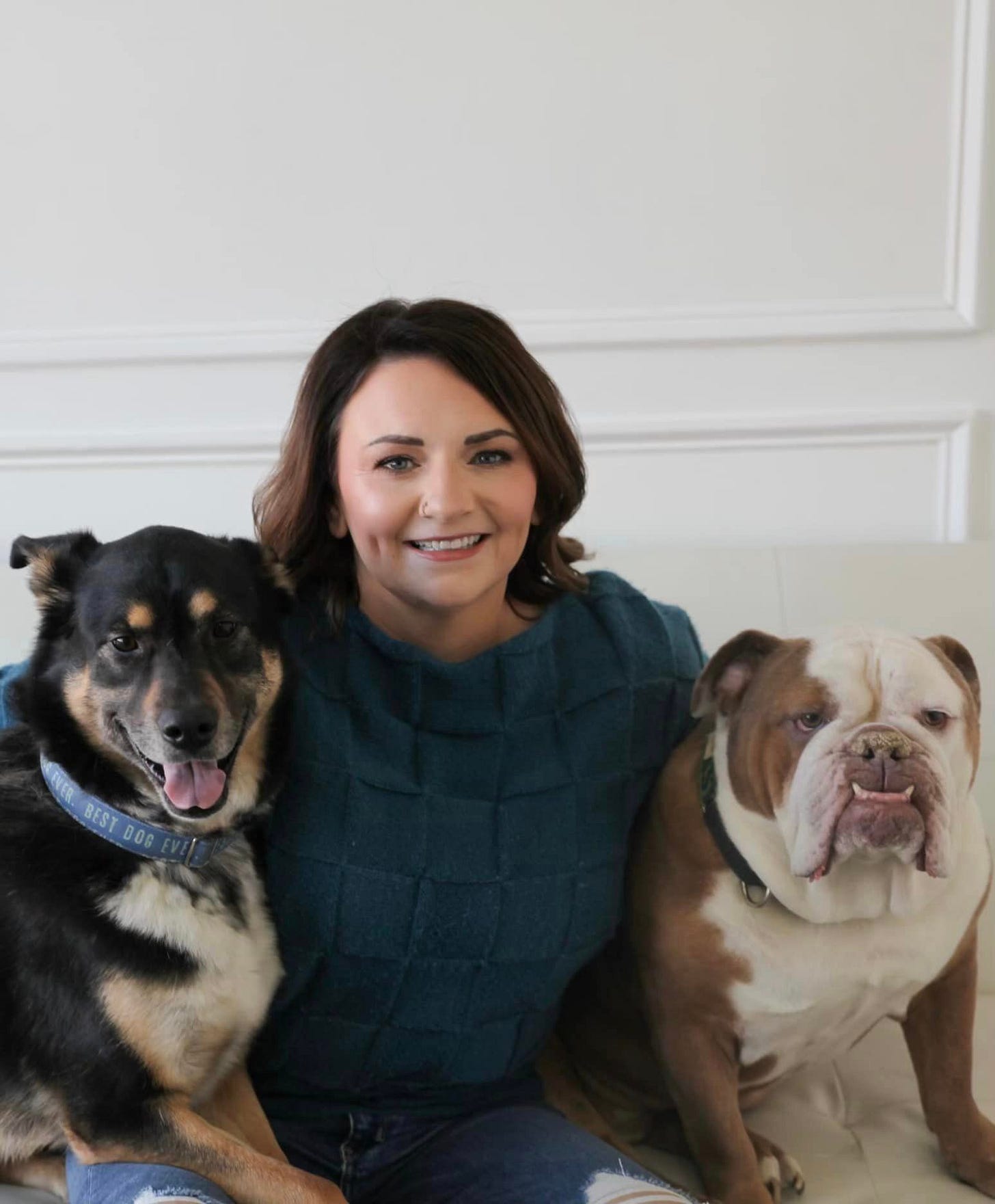 May be an image of 1 person and dog