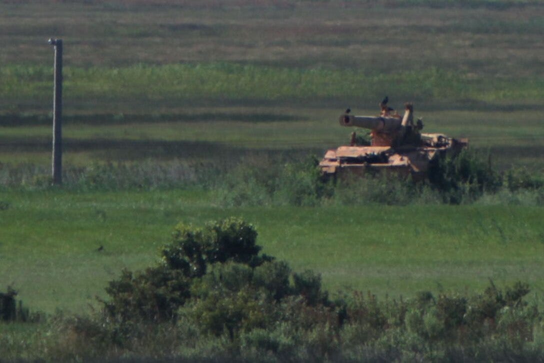 tank in marsh tank in marsh