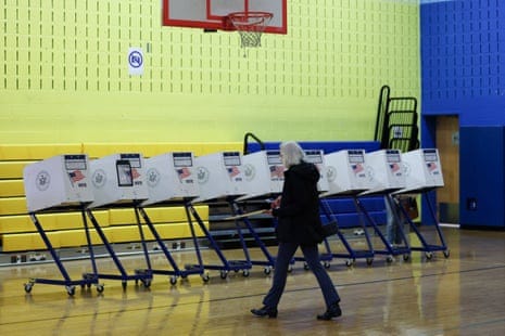 Voting rights experts skeptical over Trump pledge of 1,000 election monitors  | US midterm elections 2026 | The Guardian
