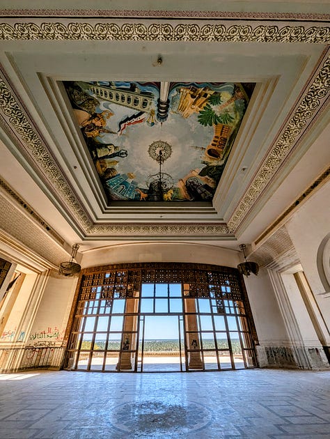 Saddam Hussein palace Babylon