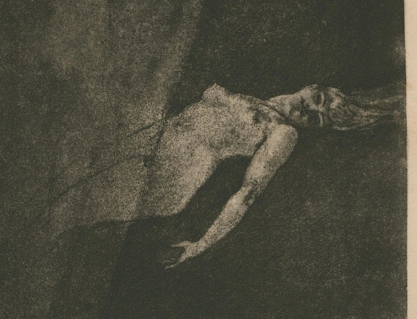 Heliogravure Le Rideau cramoisi van  Félicien Rops