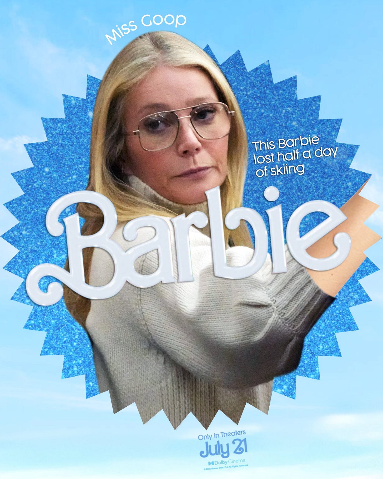 Saint Hoax on Twitter: "don't ski into her f**king back #Barbie  https://t.co/a3pc9yBwi7" / Twitter