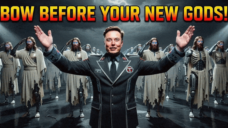 Did Elon Musk Just Declare War on God by Promising to Turn Humans Into Cybernetic Jesus?