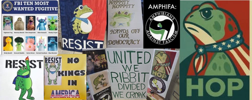 Portland Frog Operation Inflation No Kings October 18th 2025 The 50501 Movement