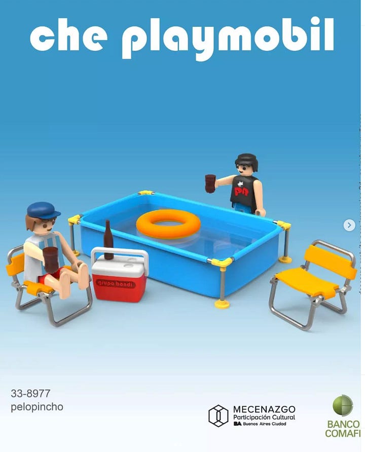 Diseños para imprimir Playmobil con identidad argentina