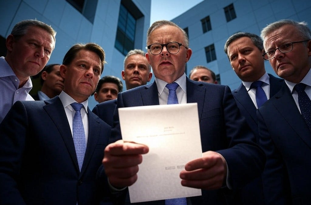 Australian Prime Minister receives Confirmation: Australian Blood Contaminated