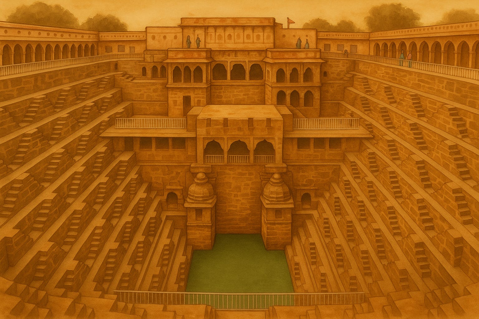 Step Well Vector Wells - Rebuilding Technology