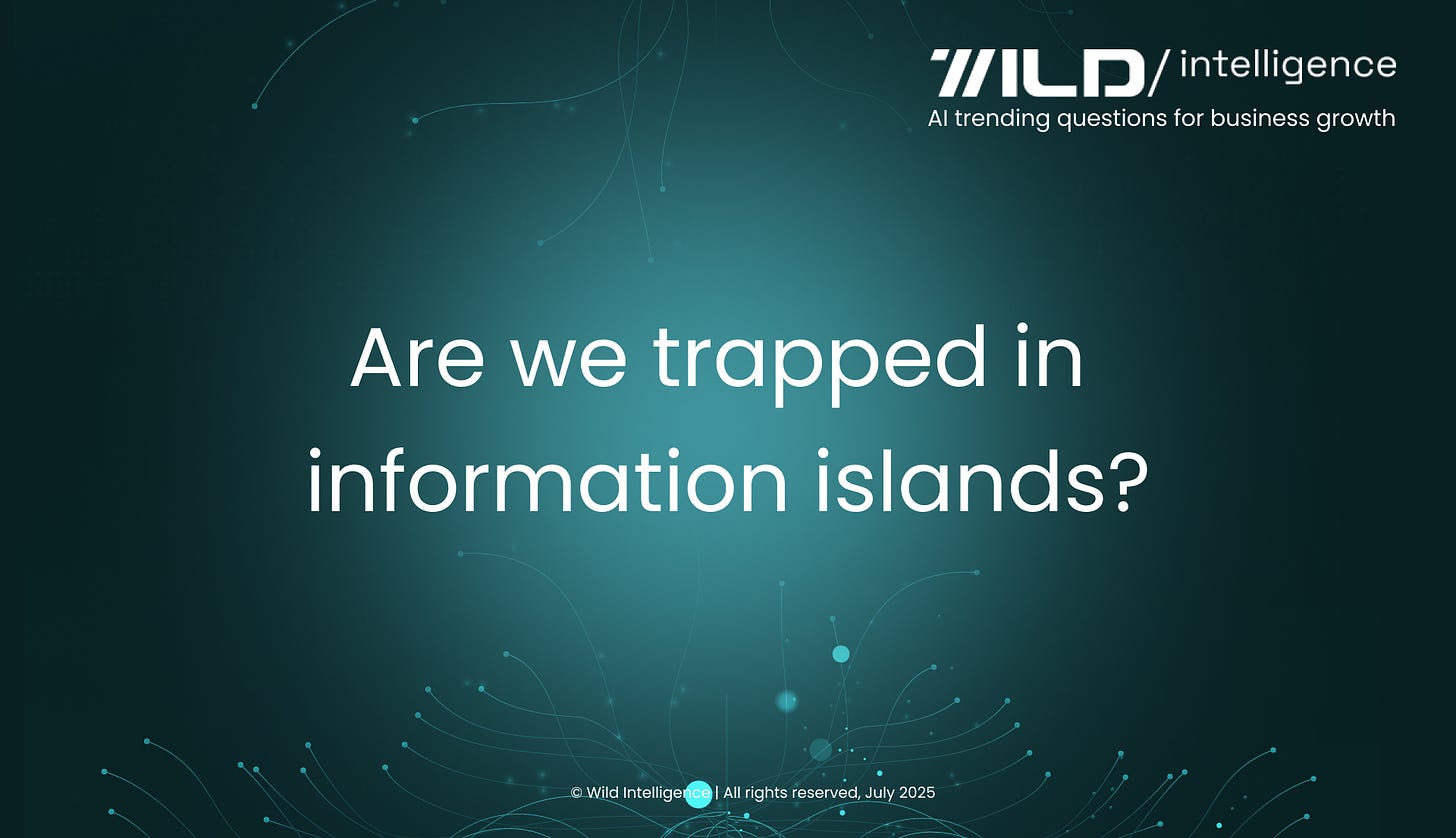 🚨❓Poll: Are we trapped in information islands?