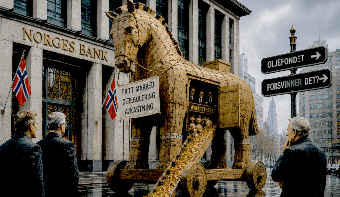 Den trojanske hesten på Bankplassen