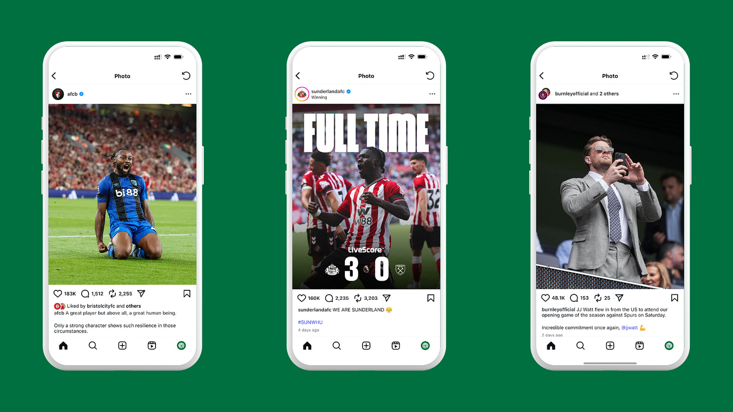 How Premier League clubs kicked off the season on Instagram How Premier League clubs kicked off the season on Instagram