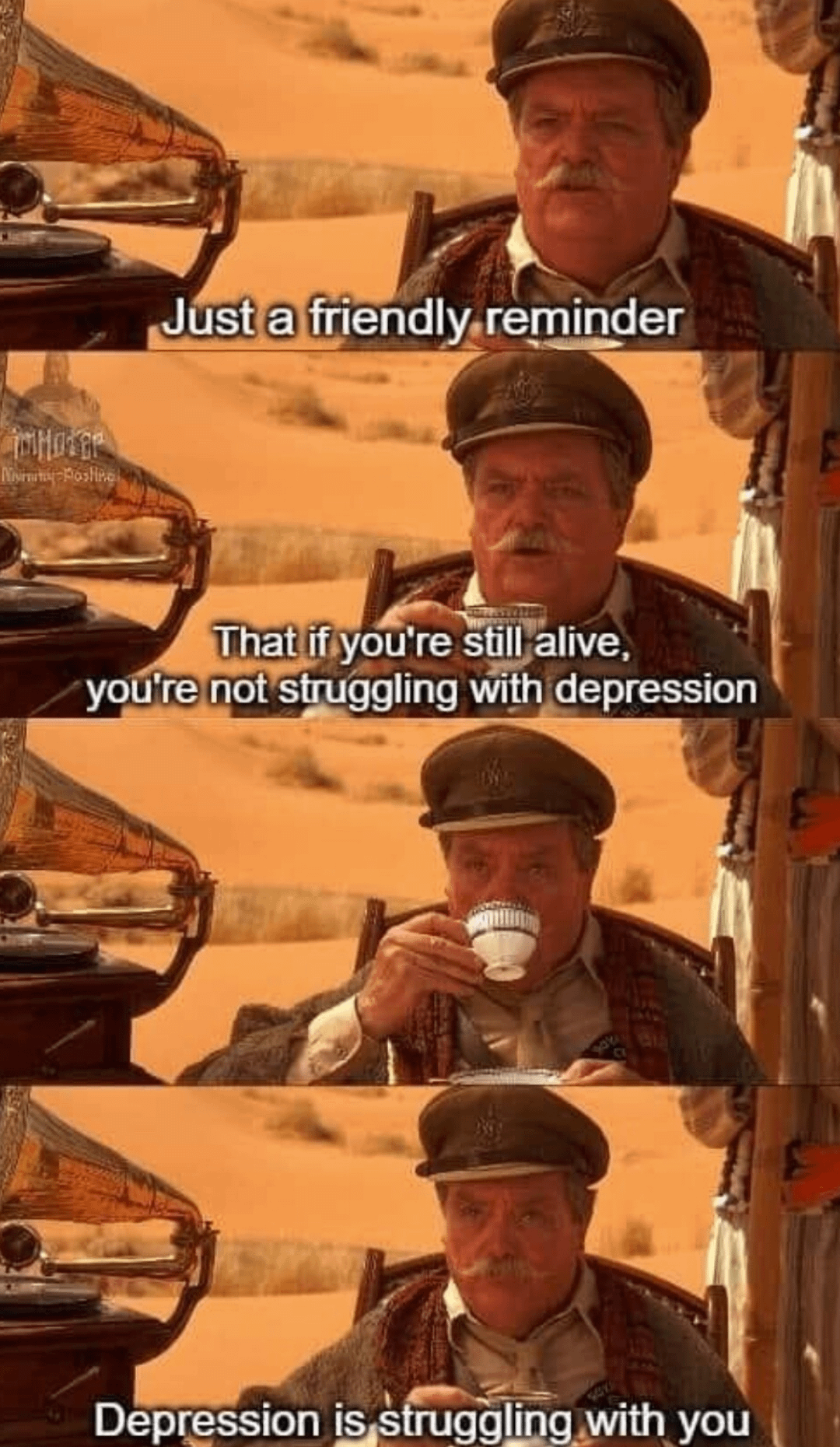 Struggling with Depression, or depression struggling with you? :  r/wholesomememes
