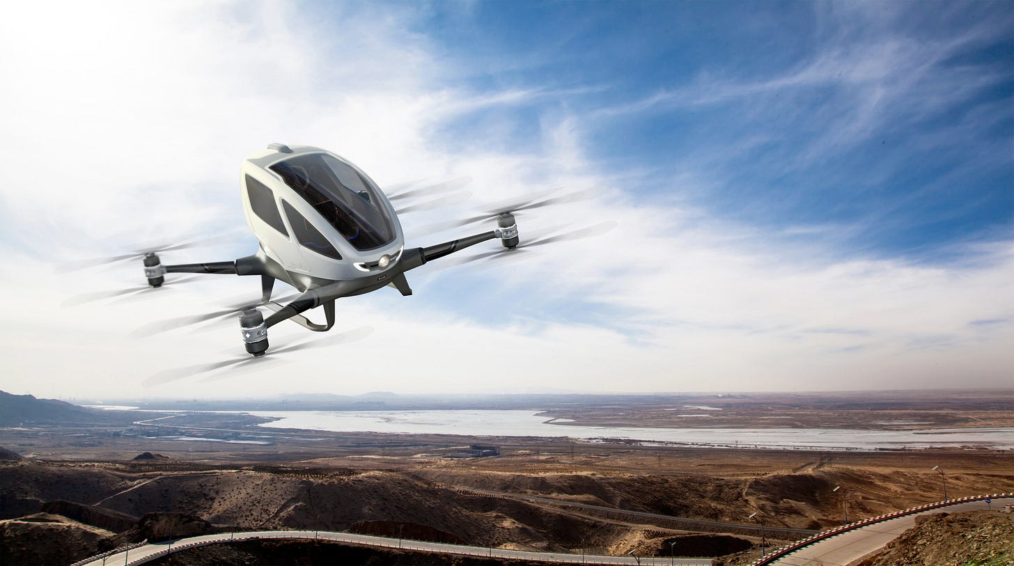 EHang Launches First-Ever Autonomous Aerial Vehicle "EHang 184" at CES