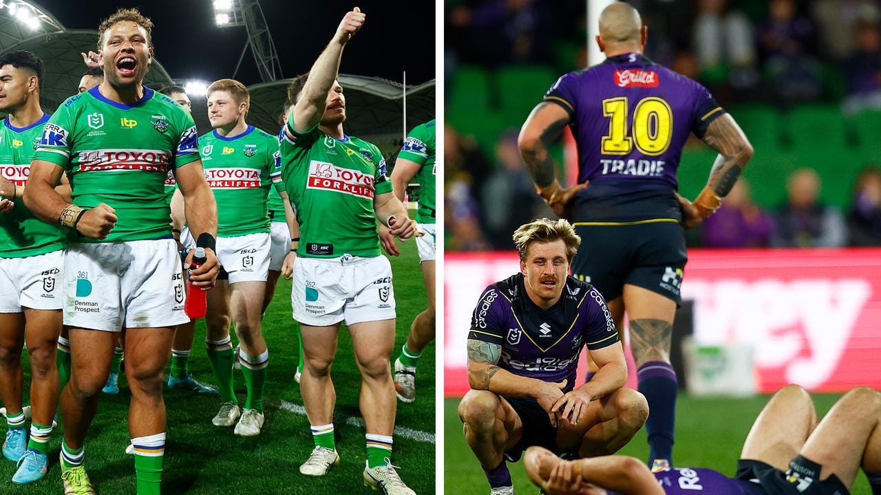 NRL Finals 2022: Melbourne Storm vs Canberra Raiders, result, finals  schedule, record, stats, Parramatta Eels, Cameron Munster