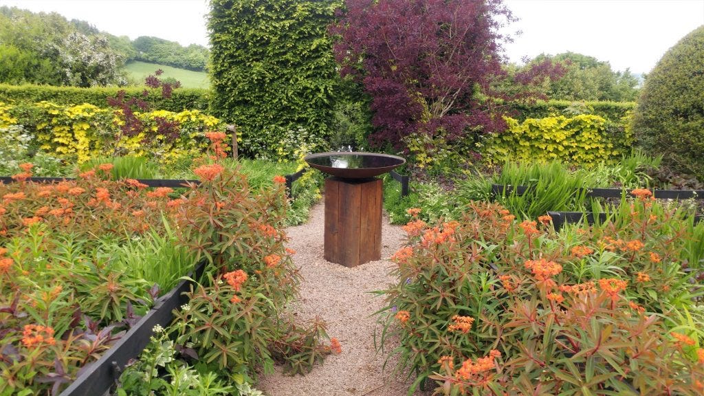 Front Garden at Veddw copyright Anne Wareham