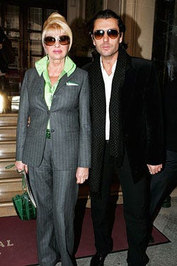 Ivana Trump's Wedding Marked by Boobs, Breasts