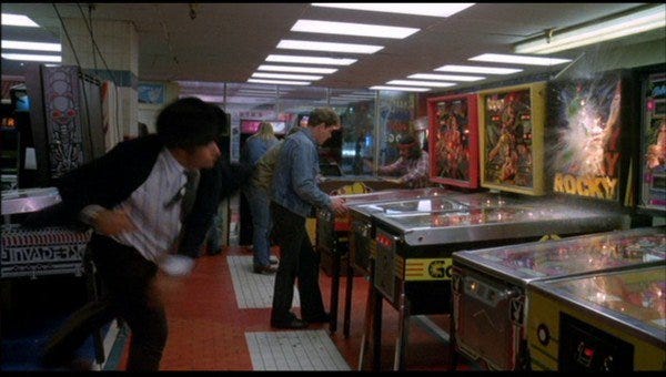 Remember when Paulie smashed that sweet Rocky pinball in Rocky III? What a dick.