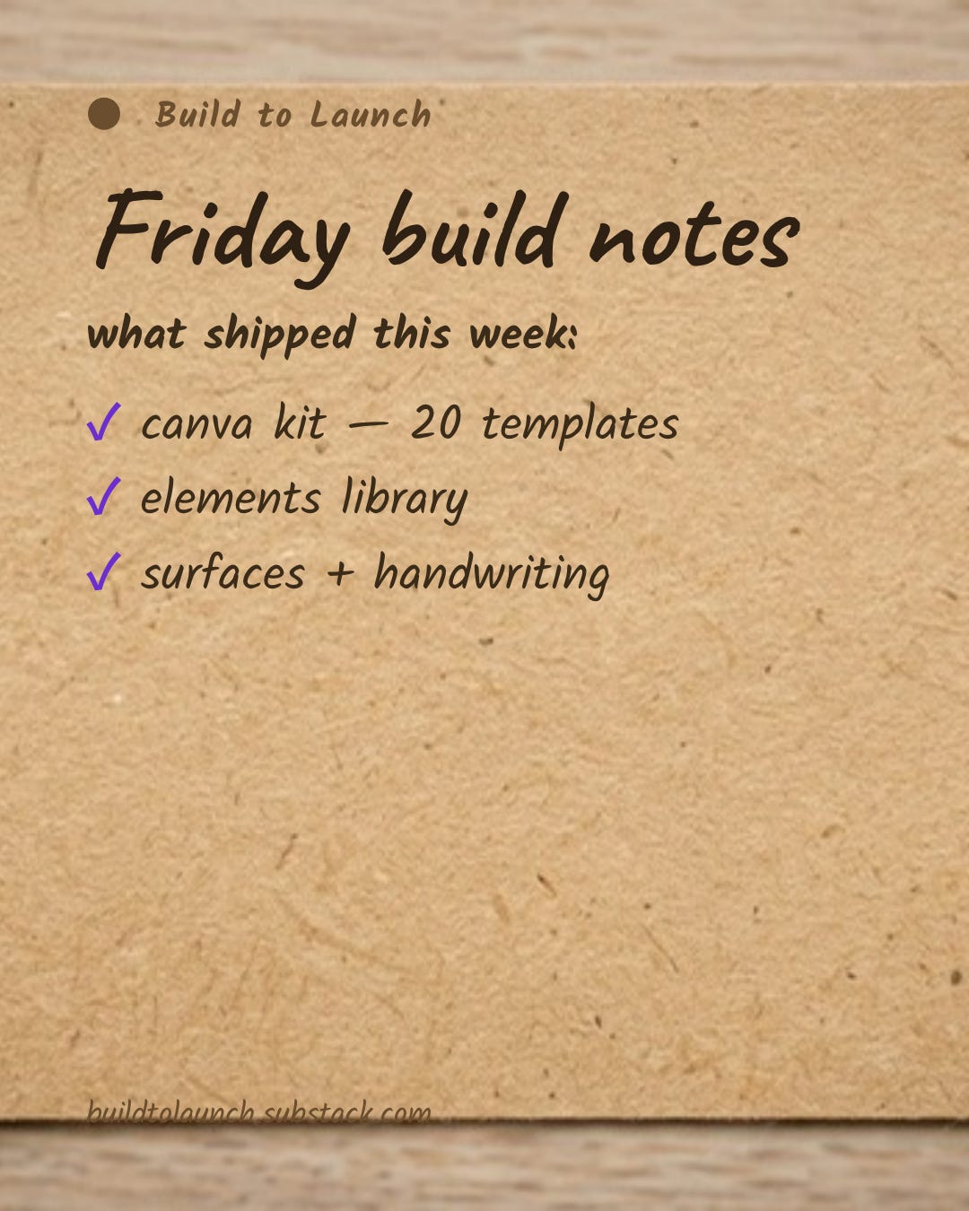 Canva MCP: kraft paper surface style