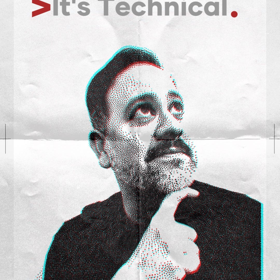 Artwork for >It's Technical