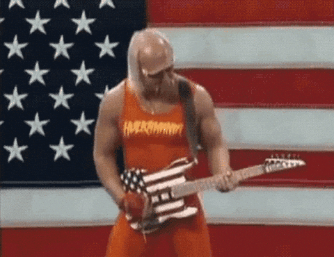 Any idea what guitar Hulk Hogan is playing here? | The Gear Page
