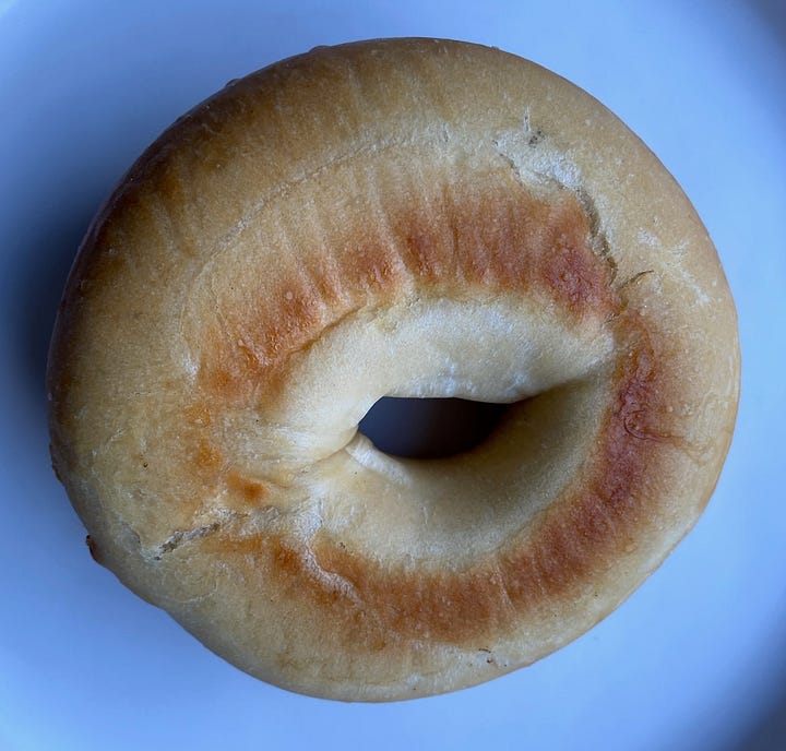 Bagel bottom: February 2024 vs. January 2023