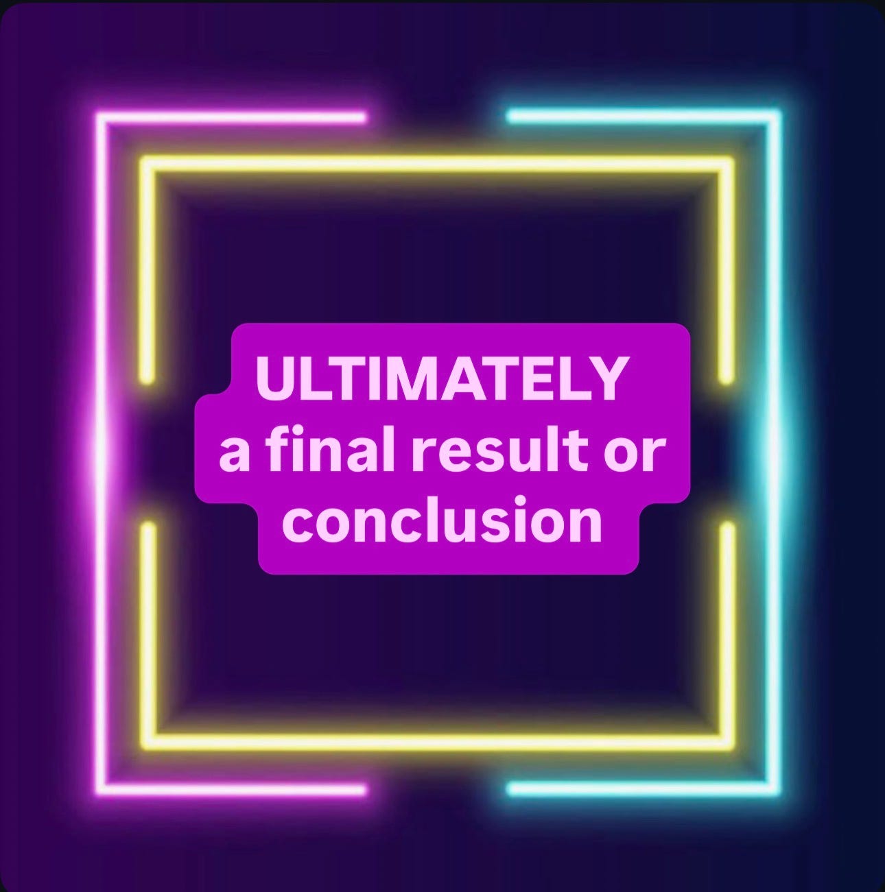 A neon lights in a square frame

AI-generated content may be incorrect.