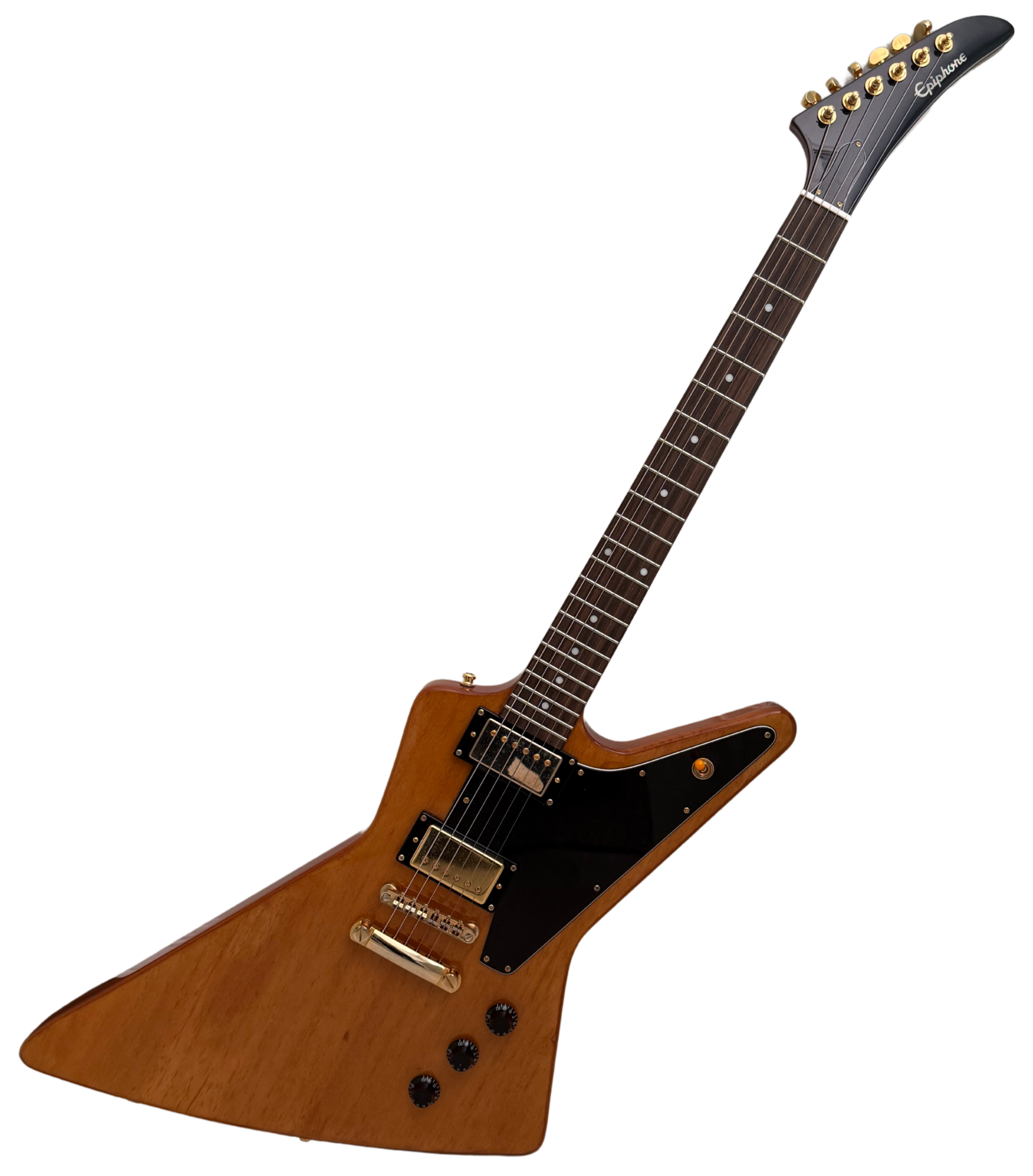 ギター Epiphone 1958 Korina Explorer 2016 EPIPHONE EXPLORER Korina wood and gold hardware - 2016 model