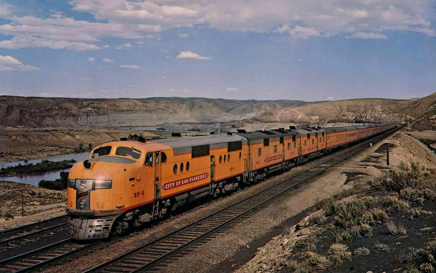 City of San Francisco" (Train): Consist, Schedule, Route