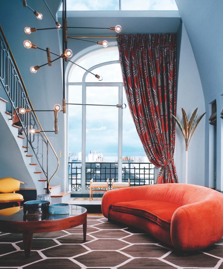 Dimore Studio, Saint Germain Studio (for private client), living room, Saint-Germain-des-Prés, Paris, France, completed c. 2015. Picture credit: Mai Linh Dimore Studio, Saint Germain Studio (for private client), living room, Saint-Germain-des-Prés, Paris, France, completed c. 2015. Picture credit: Mai Linh