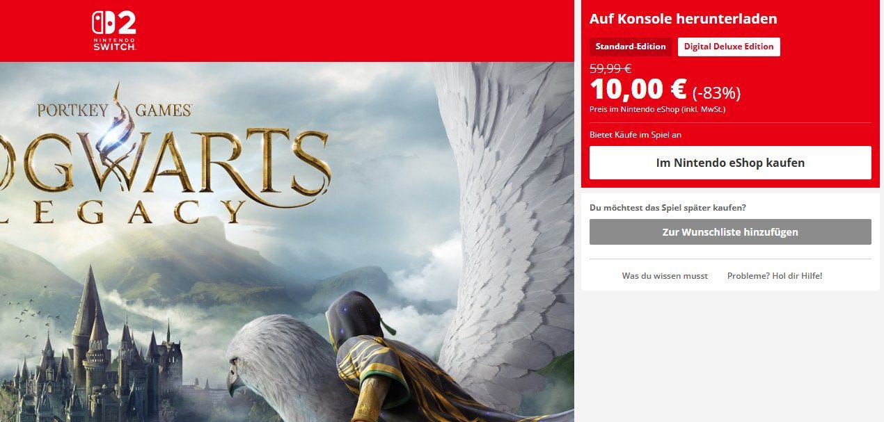 Switch 2 Hogwarts Legacy upgrade path Switch 2 Hogwarts Legacy upgrade path