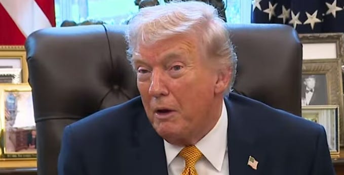 Trump Is Wandering Around The White House Gluing Coins On Doors