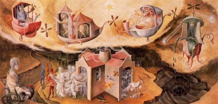 Creation of the world or microcosm - Remedios Varo