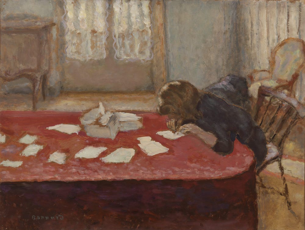 Young Woman Writing (Jeune femme écrivant)