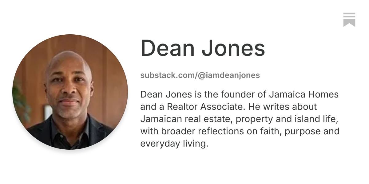 Dean Jones | Substack