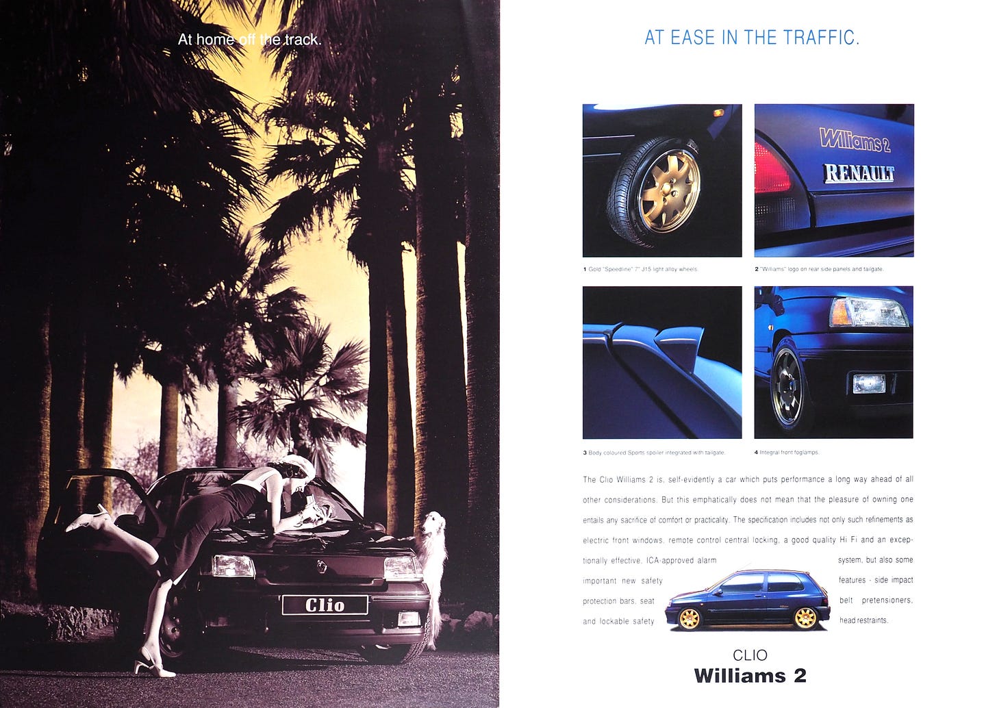 Renault Clio Williams 2 1999 UK brochure Renault Clio Williams 2 1999 UK brochure