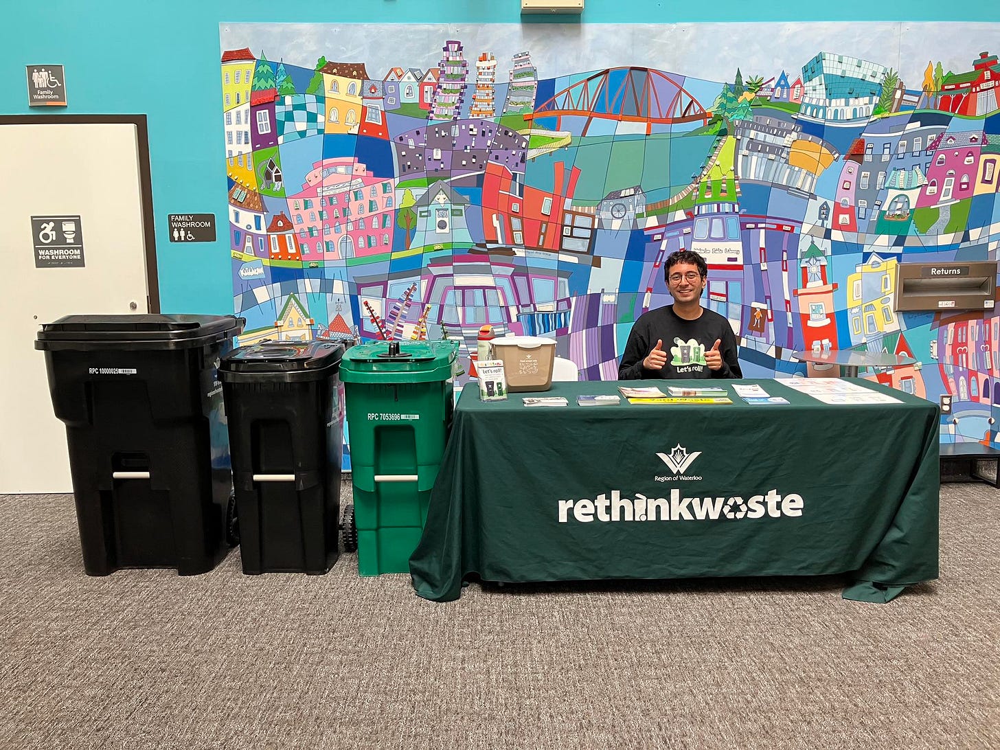 Community outreach by the Waste team on July 25, 2025. ​