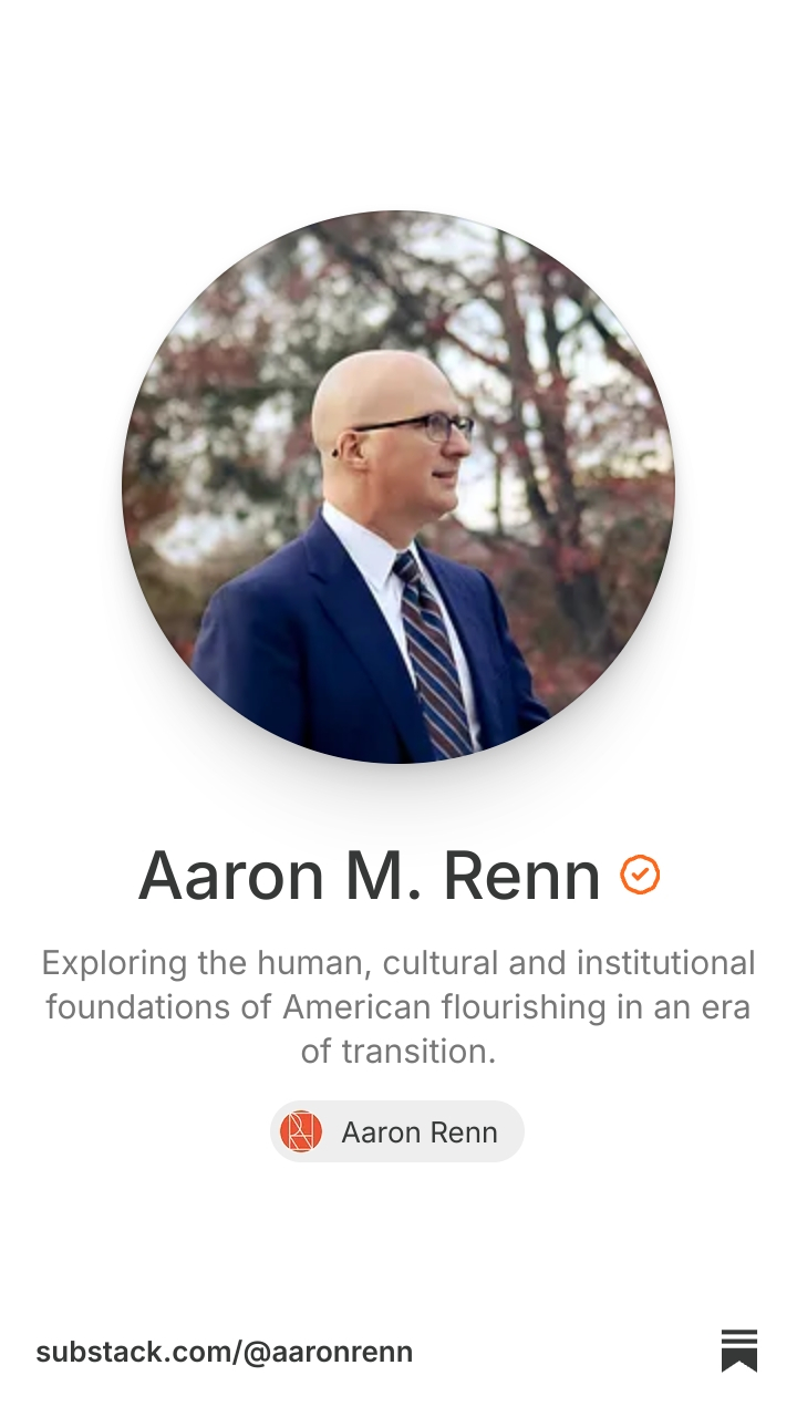 Aaron M. Renn | Substack