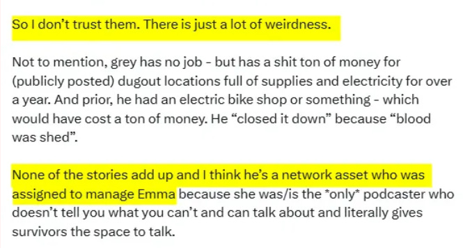 FMF11 Stellar's Summary of the Shadiness of David and Emma