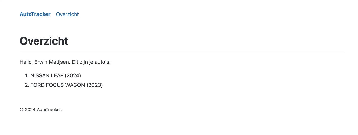 Het eindresultaat van deze tutorial
