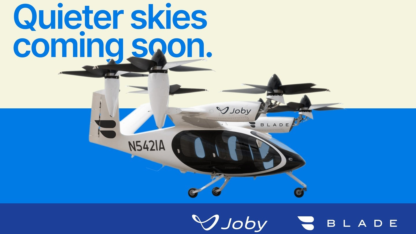 Joby Aviation to buy Blade Air Mobility's passenger business