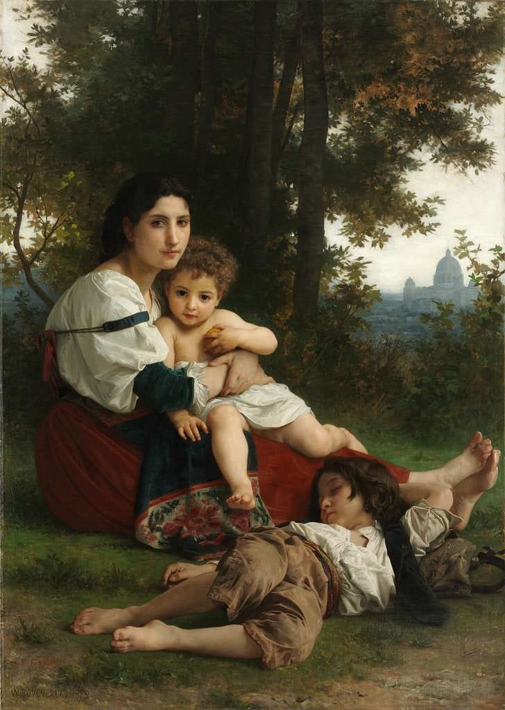 William Adolphe Bouguereau - Erholung - 432.1915 - Cleveland Museum of ...