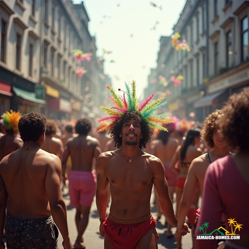 Notting Hill Carnival in the United Kingdom in the 1980s 